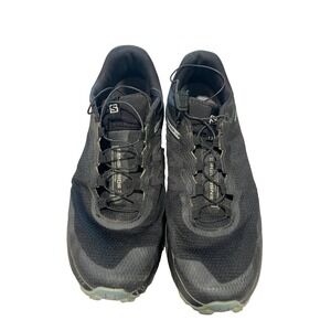 Salomon Sense Ride 3 Men's 9.5 Black Trail Running Shoes Ortholite Impressions